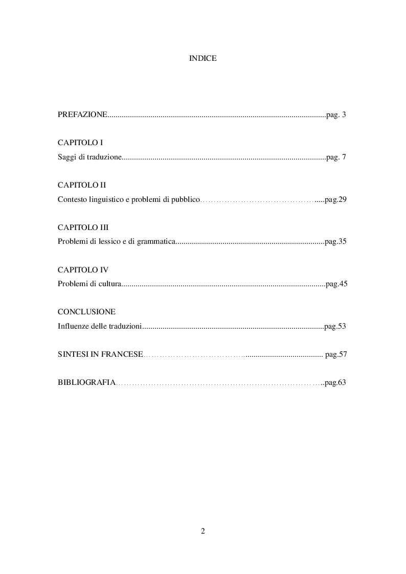 Indice della tesi: Eugènie Grandet sotto cieli lontani - Confronto tra il romanzo originale di Balzac e la traduzione in lingua cinese, Pagina 1