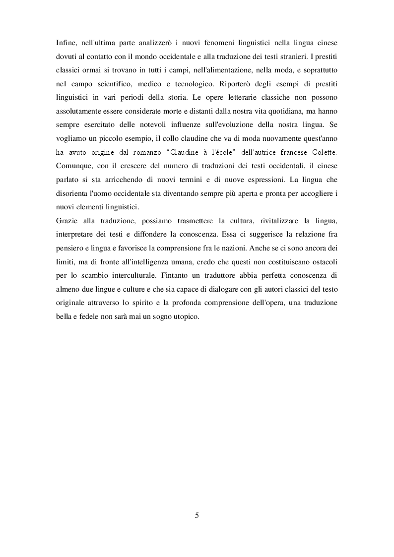 Anteprima della tesi: Eugènie Grandet sotto cieli lontani - Confronto tra il romanzo originale di Balzac e la traduzione in lingua cinese, Pagina 4