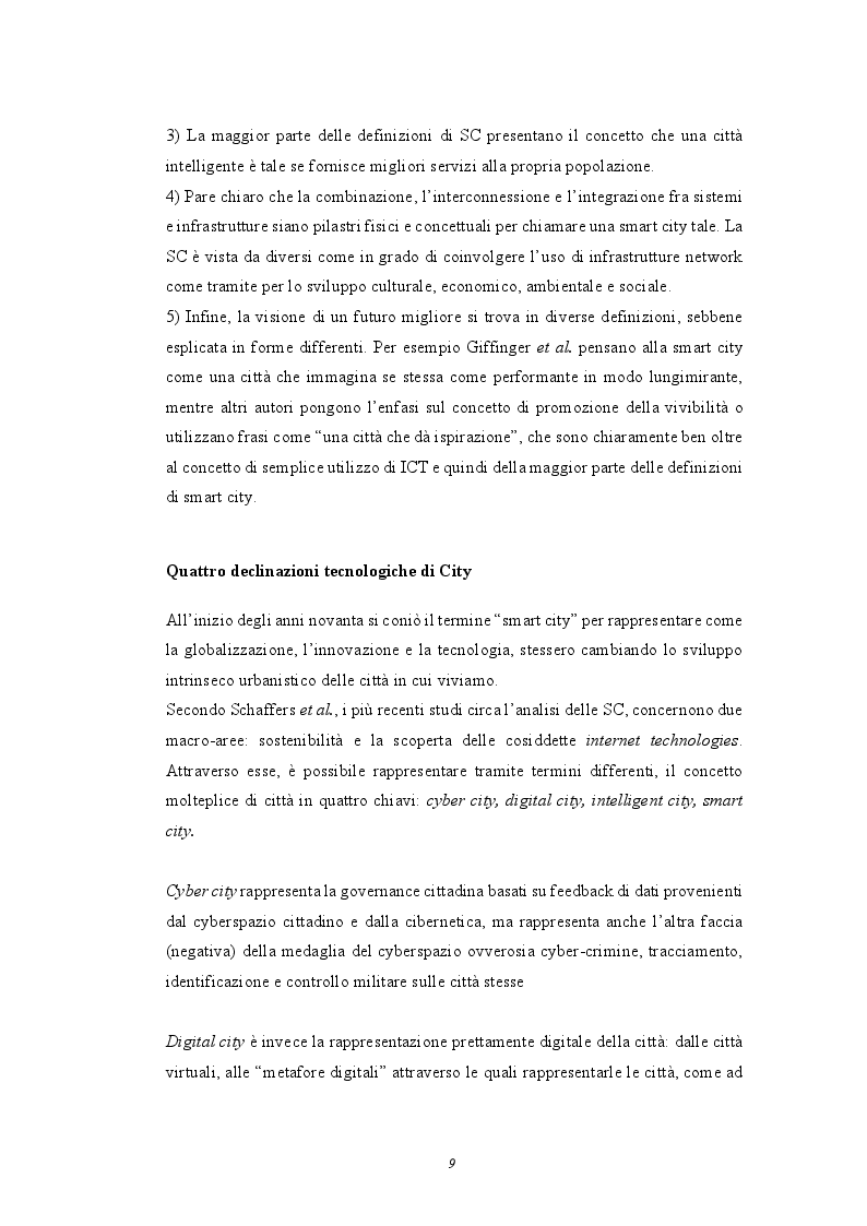 Anteprima della tesi: Smart Cities: analisi e casi studio sulle città del futuro, Pagina 5