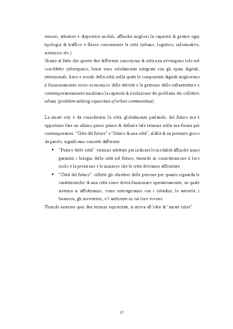 Anteprima della tesi: Smart Cities: analisi e casi studio sulle città del futuro, Pagina 9
