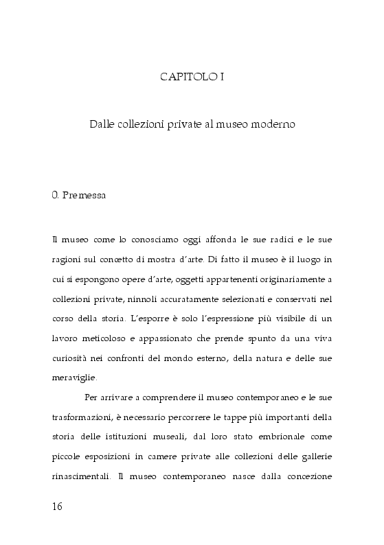Anteprima della tesi: Trasformazioni museali. Analisi semiotica del Palazzo delle Esposizioni di Roma, Pagina 7