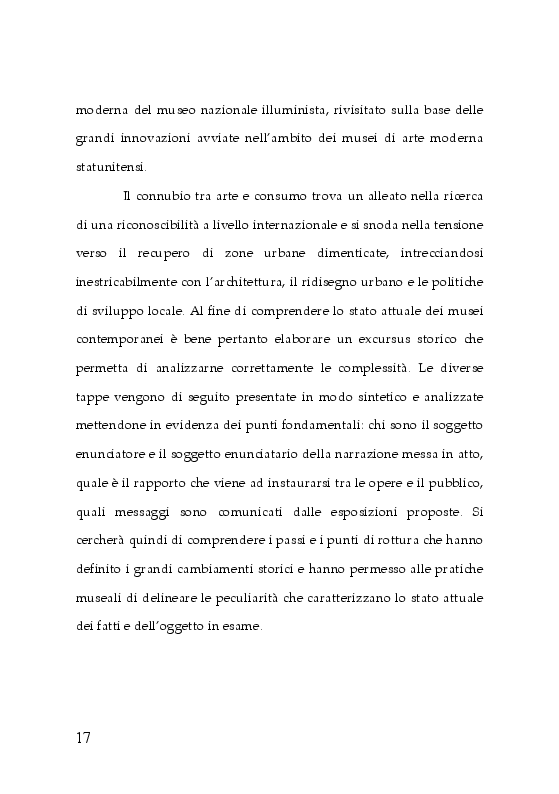 Anteprima della tesi: Trasformazioni museali. Analisi semiotica del Palazzo delle Esposizioni di Roma, Pagina 8