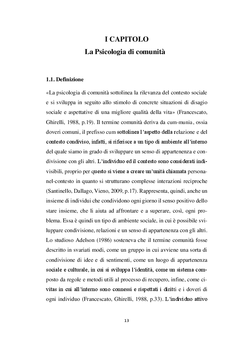 Anteprima della tesi: La relazione educativa nelle comunità per minori e il legame con la famiglia d'origine, Pagina 6