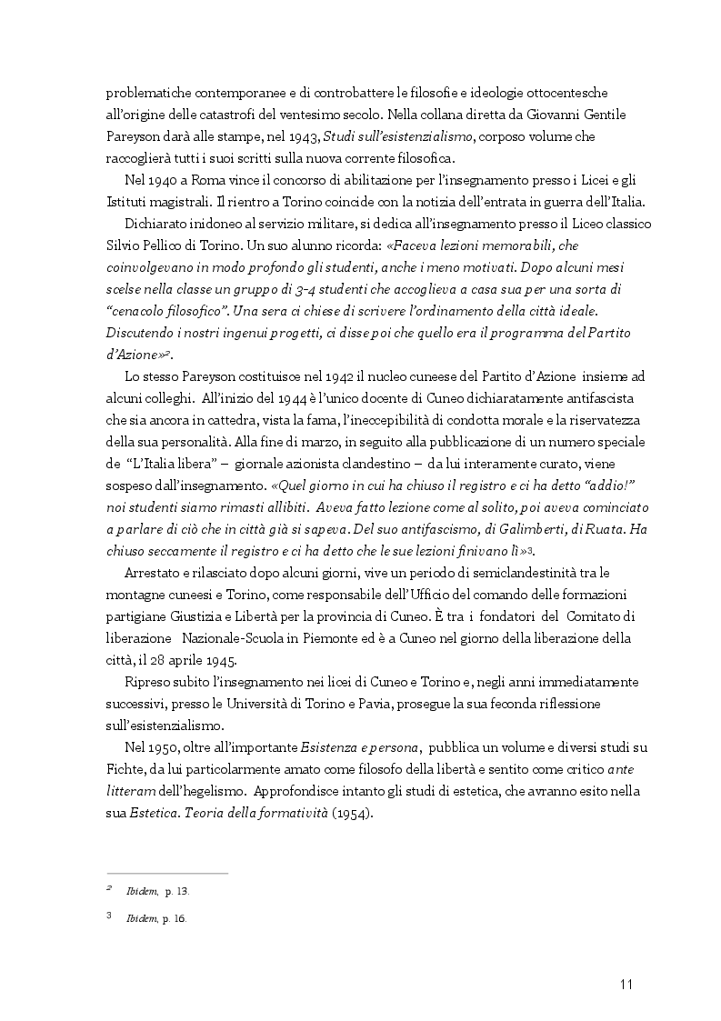 Anteprima della tesi: La libertà del male, il male della libertà. Una riflessione sul pensiero tragico di Luigi Pareyson in rapporto alla testimonianza biblica, Pagina 4