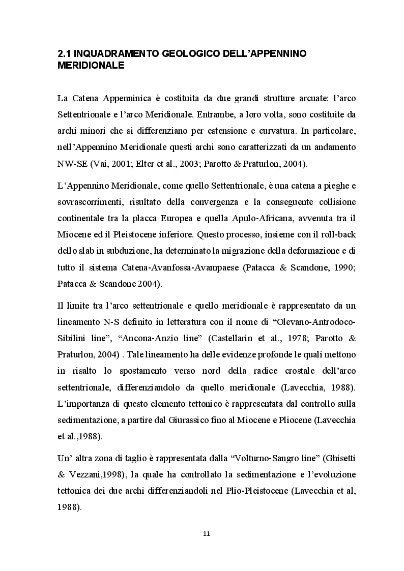 Anteprima della tesi: Elementi Idrogeologici delle Sorgenti di Monte Pugliano (Valle Telesina, BN), Pagina 8