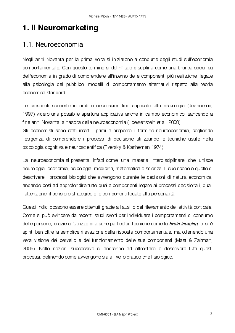 Anteprima della tesi: Sonic Branding: percezione sonora nell'era emozionale, Pagina 4