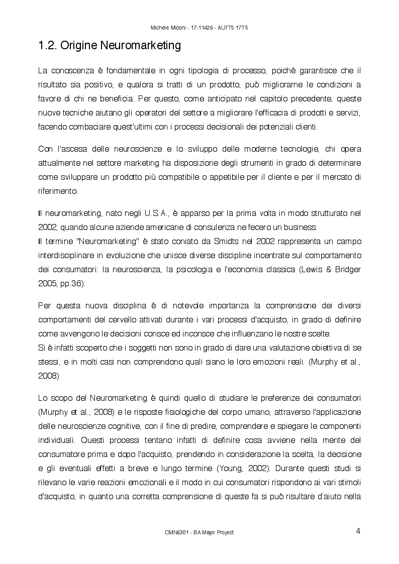 Anteprima della tesi: Sonic Branding: percezione sonora nell'era emozionale, Pagina 5