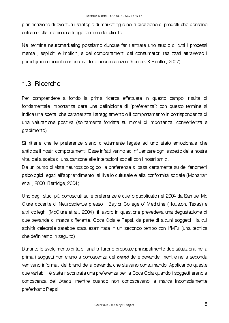Anteprima della tesi: Sonic Branding: percezione sonora nell'era emozionale, Pagina 6