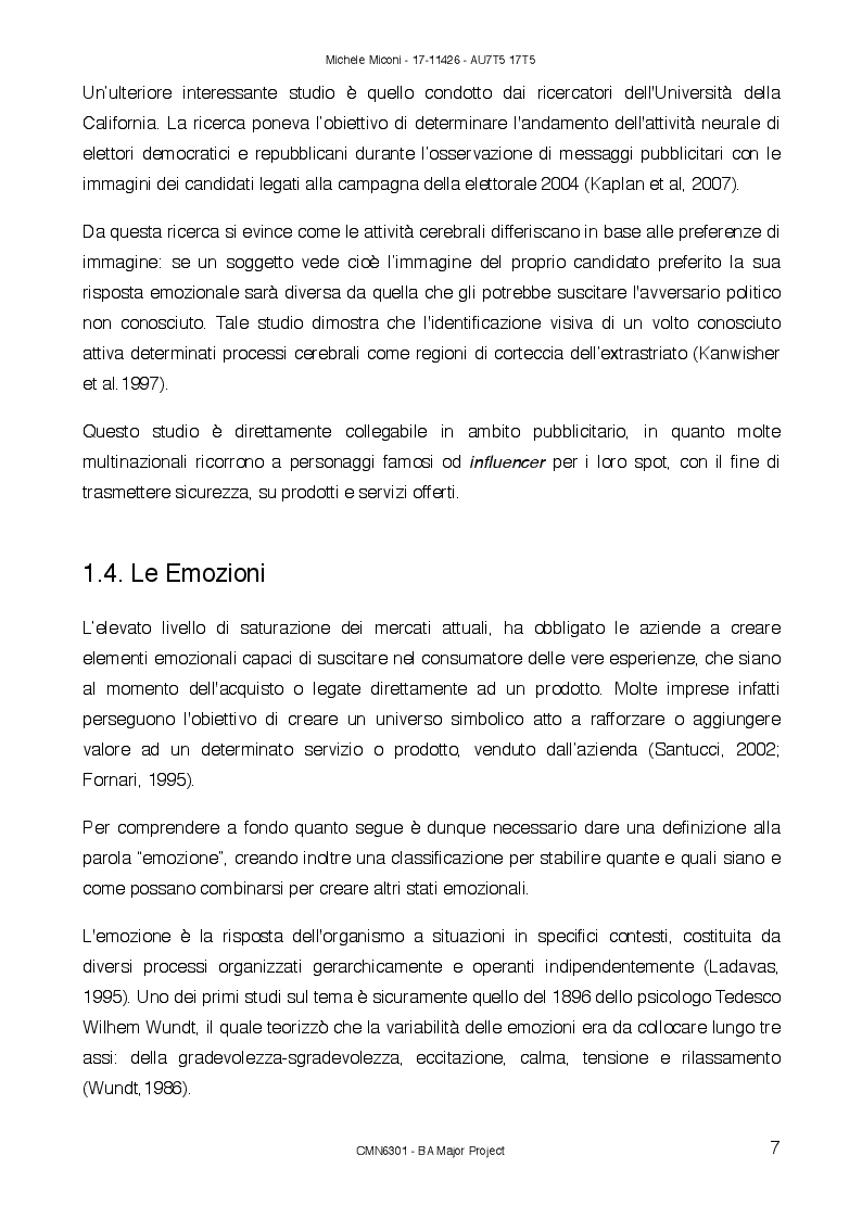 Anteprima della tesi: Sonic Branding: percezione sonora nell'era emozionale, Pagina 8