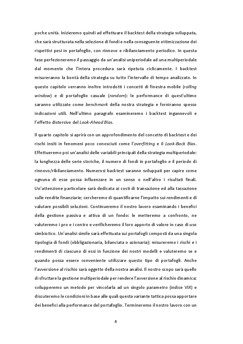 Anteprima della tesi: Gestione multiperiodale del portafoglio: una strategia di investimento basata sulla Cluster Analysis e su processi GARCH multivariati, Pagina 3