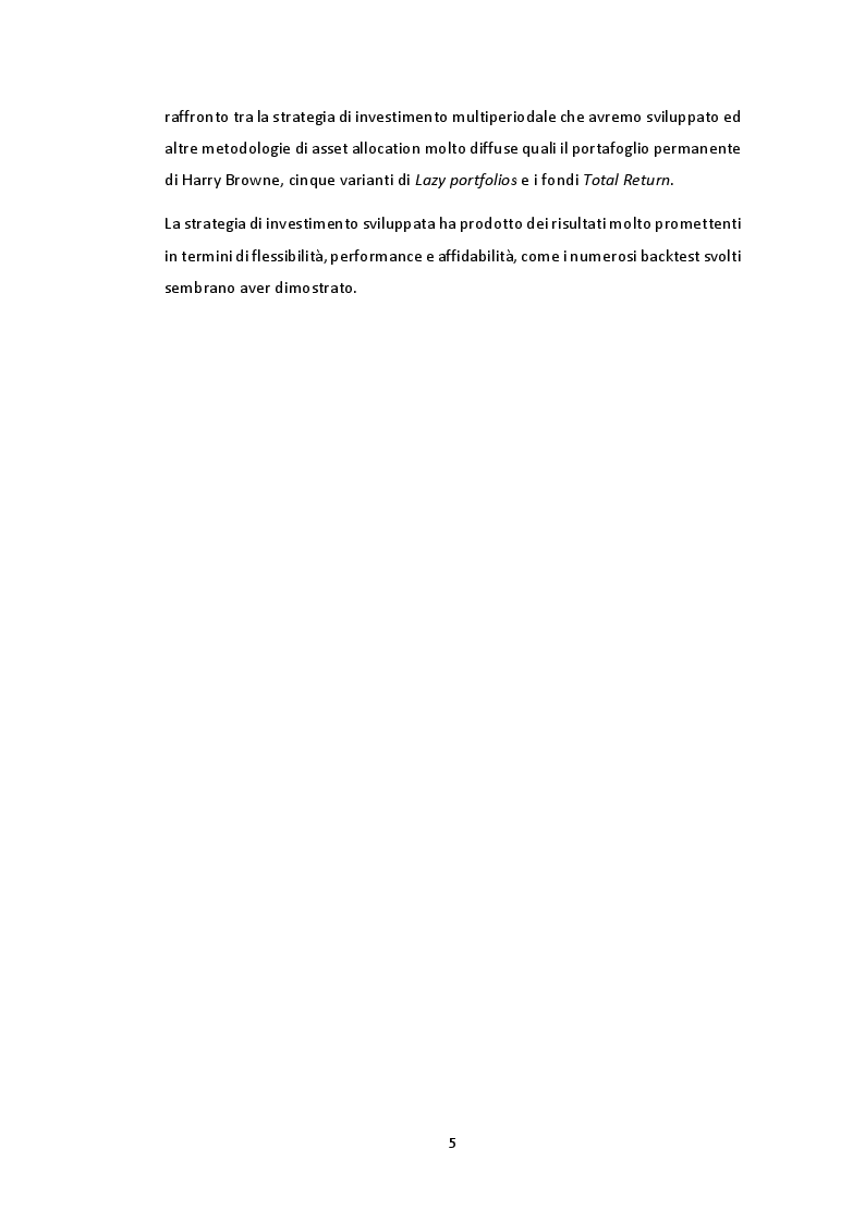 Anteprima della tesi: Gestione multiperiodale del portafoglio: una strategia di investimento basata sulla Cluster Analysis e su processi GARCH multivariati, Pagina 4