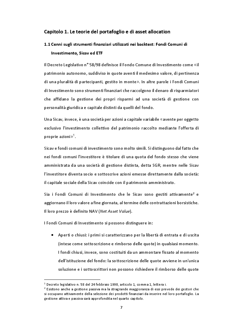 Anteprima della tesi: Gestione multiperiodale del portafoglio: una strategia di investimento basata sulla Cluster Analysis e su processi GARCH multivariati, Pagina 5