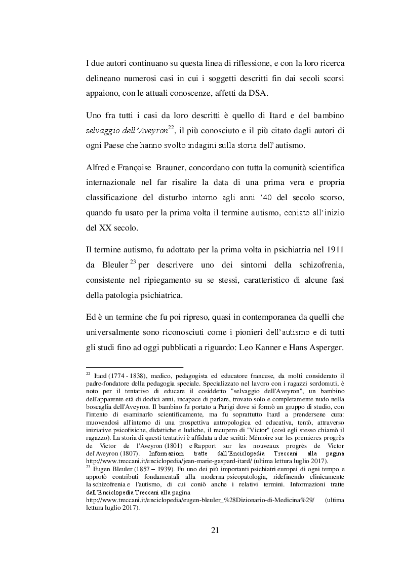 Estratto dalla tesi: Il trattamento psicoeducativo nell'autismo: Denver Model e ABA a confronto