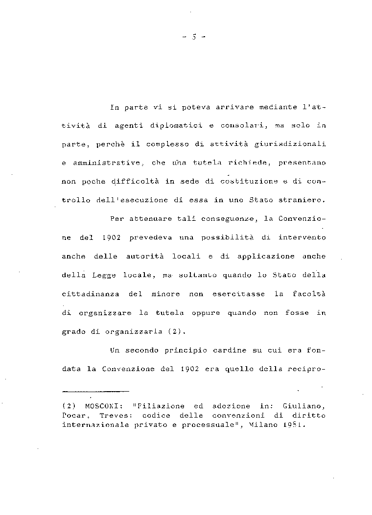 Anteprima della tesi: La protezione del minore nel diritto internazionale contemporaneo: disamina dei progetti delle N.U. sulla Convenzione dei diritti del fanciullo e sull'adozione internazionale, Pagina 4