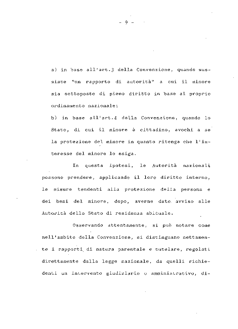 Anteprima della tesi: La protezione del minore nel diritto internazionale contemporaneo: disamina dei progetti delle N.U. sulla Convenzione dei diritti del fanciullo e sull'adozione internazionale, Pagina 8