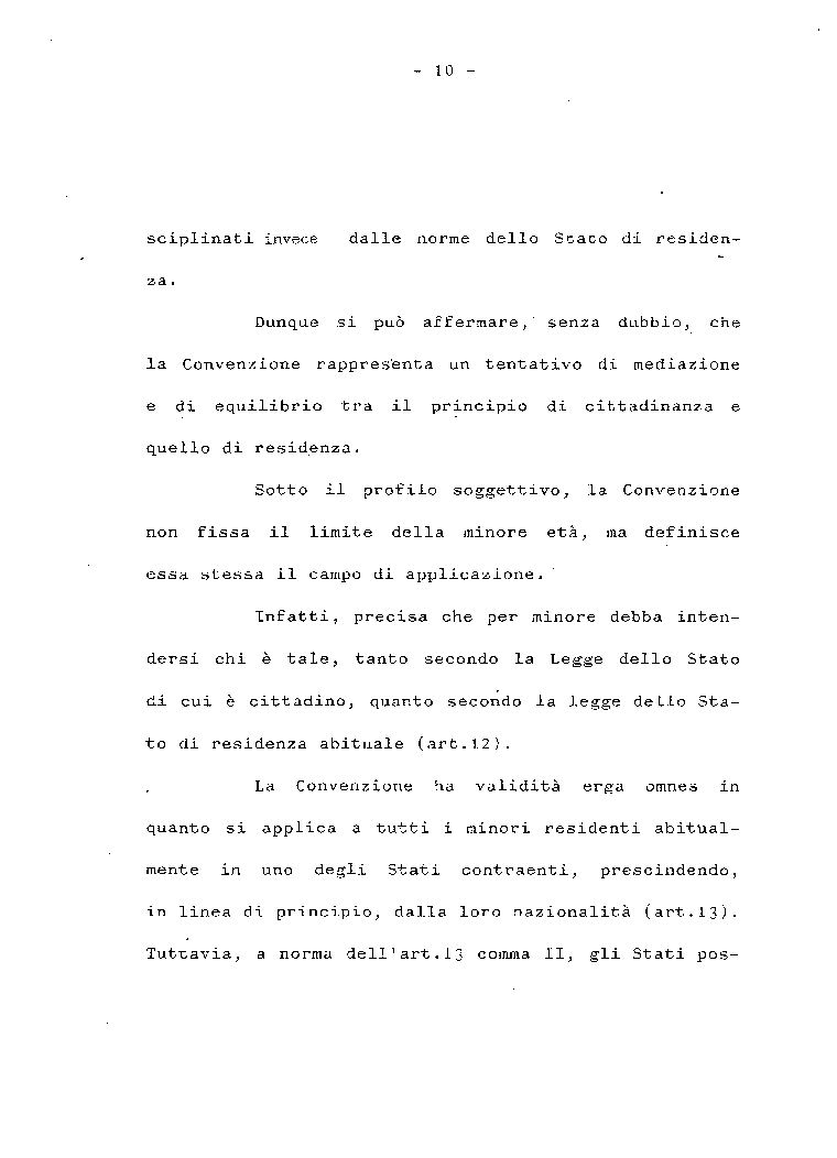 Anteprima della tesi: La protezione del minore nel diritto internazionale contemporaneo: disamina dei progetti delle N.U. sulla Convenzione dei diritti del fanciullo e sull'adozione internazionale, Pagina 9