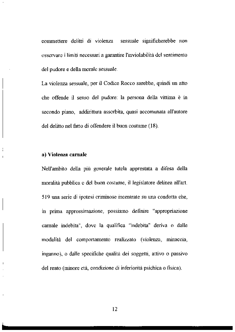 Anteprima della tesi: L'abuso sessuale sui minori: aspetti normativi e medico sociali., Pagina 7
