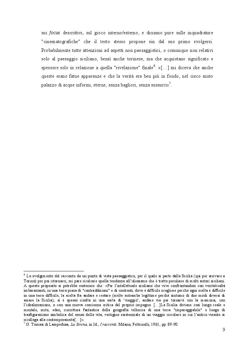 Anteprima della tesi: Geografia e paesaggio. La Sirena di Tomasi di Lampedusa., Pagina 5