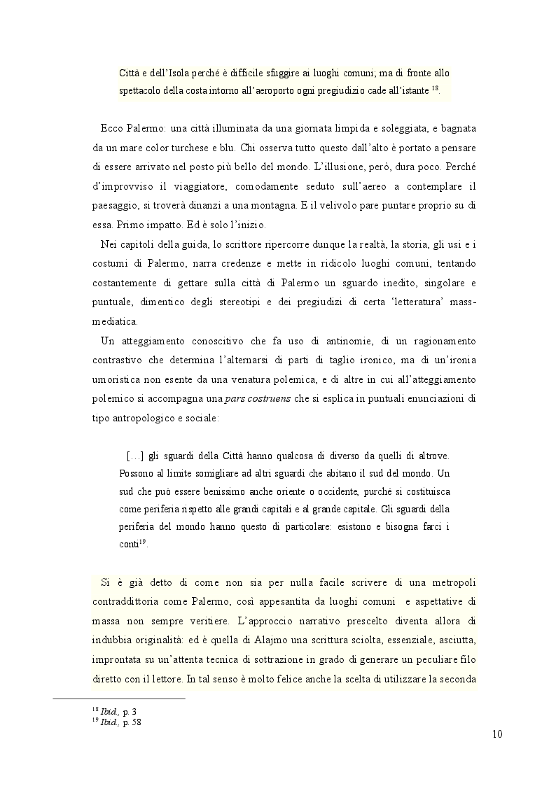 Estratto dalla tesi: L'Alto Veliero oltre lo Stretto: la letteratura della Sicilia oltre le strettoie dell'esistente.