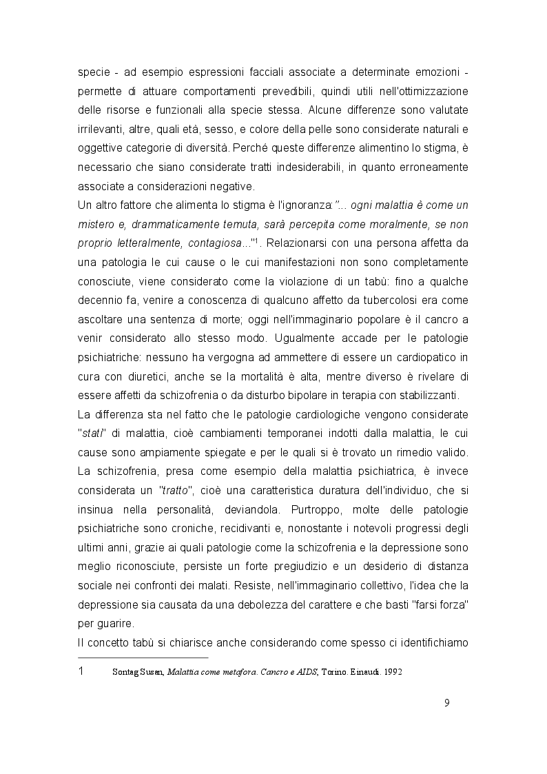 Estratto dalla tesi: A scuola di salute mentale con il teatro