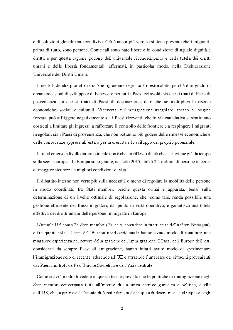 Anteprima della tesi: Il Friuli Venezia Giulia e l’attuazione della normativa dell’UE in tema di accoglienza ed integrazione dei migranti, alla luce della ripartizione delle competenze tra Stato e Regioni, Pagina 3