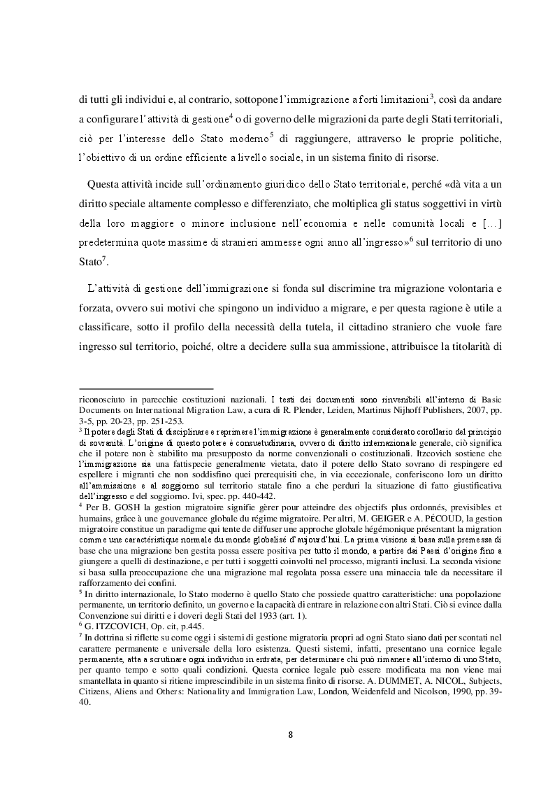 Anteprima della tesi: Il Friuli Venezia Giulia e l’attuazione della normativa dell’UE in tema di accoglienza ed integrazione dei migranti, alla luce della ripartizione delle competenze tra Stato e Regioni, Pagina 9