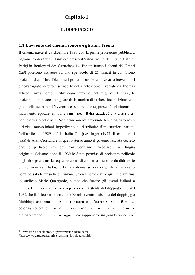 Anteprima della tesi: DOPPIAGGIO O SOTTOTITOLAZIONE - Una scelta nell'apprendimento delle lingue straniere, Pagina 4