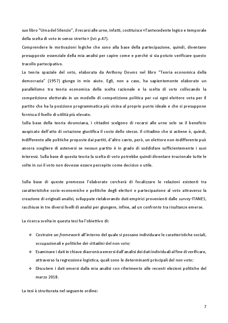 Anteprima della tesi: L’astensionismo in Italia: chi sono i cittadini del non voto, Pagina 4
