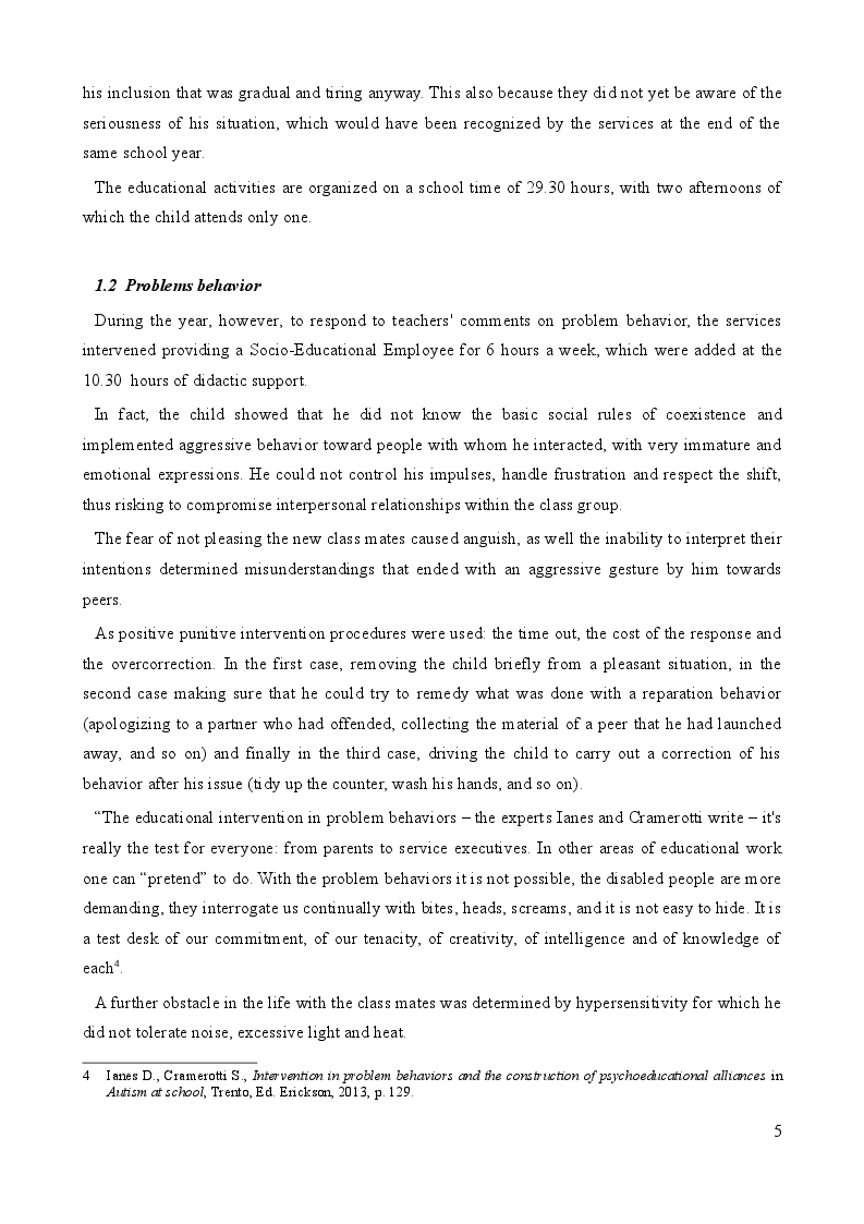 Anteprima della tesi: Teaching Strategies for High Quality Inclusion: a Field Experience, Pagina 4