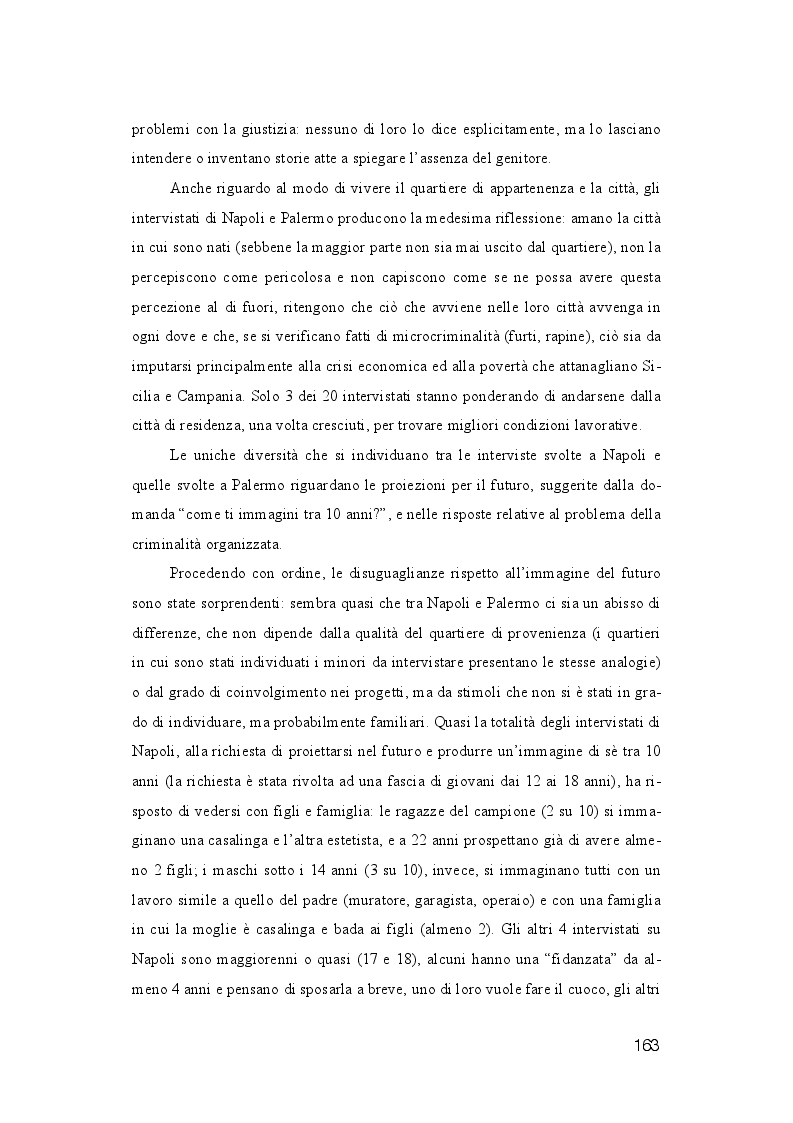 Anteprima della tesi: La dispersione Scolastica nei quartieri più critici di Napoli e Palermo: quando l’istruzione può rappresentare la cura al suo stesso malessere, Pagina 4