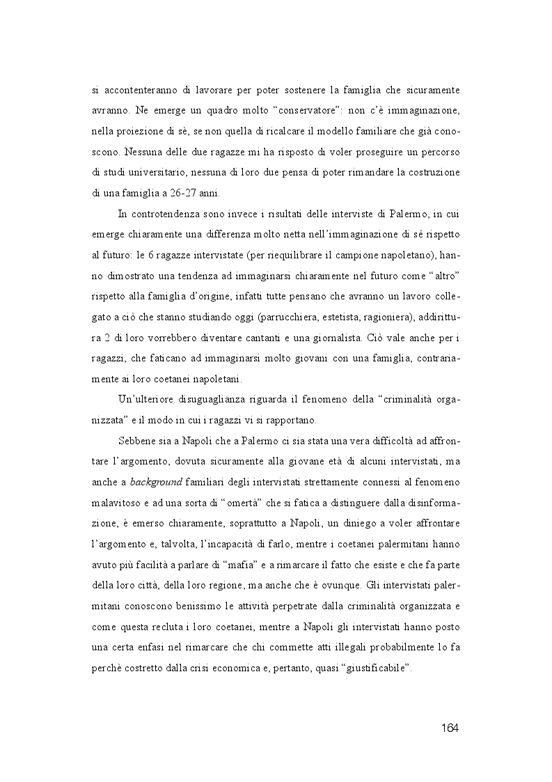 Anteprima della tesi: La dispersione Scolastica nei quartieri più critici di Napoli e Palermo: quando l’istruzione può rappresentare la cura al suo stesso malessere, Pagina 5