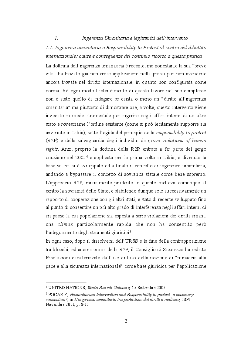 Anteprima della tesi: Diritto internazionale e geopolitica: teoria e prassi dell’ingerenza umanitaria, Pagina 3