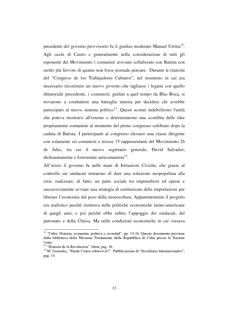 Anteprima della tesi: Cuba: quarant'anni di socialismo reale e prospettive per il futuro, Pagina 10