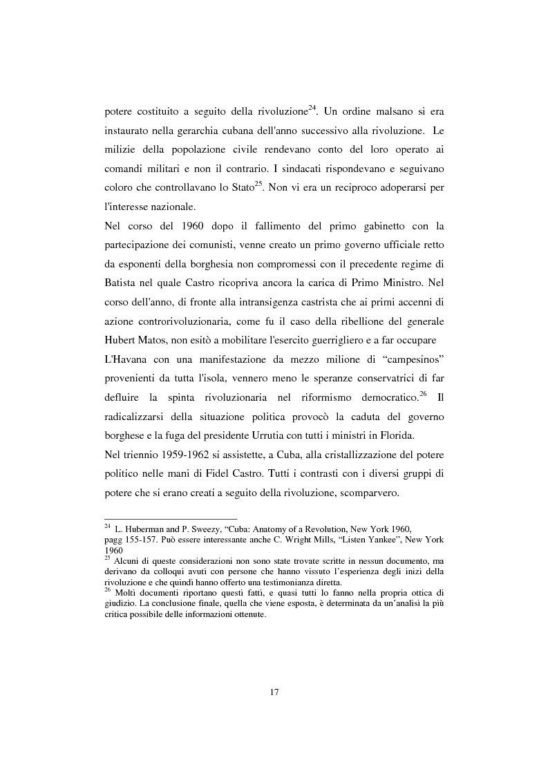 Anteprima della tesi: Cuba: quarant'anni di socialismo reale e prospettive per il futuro, Pagina 15