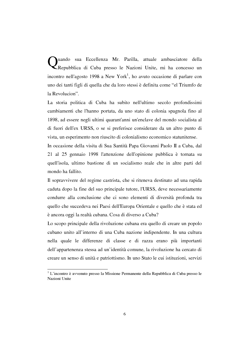 Anteprima della tesi: Cuba: quarant'anni di socialismo reale e prospettive per il futuro, Pagina 4
