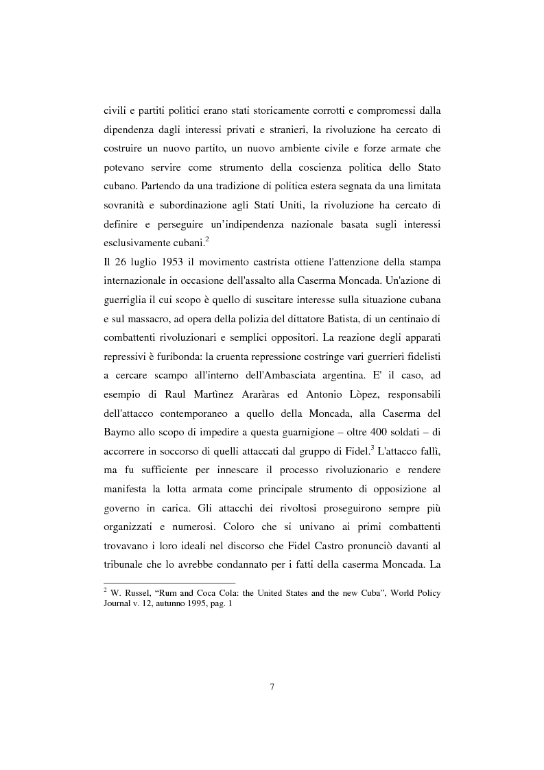 Anteprima della tesi: Cuba: quarant'anni di socialismo reale e prospettive per il futuro, Pagina 5