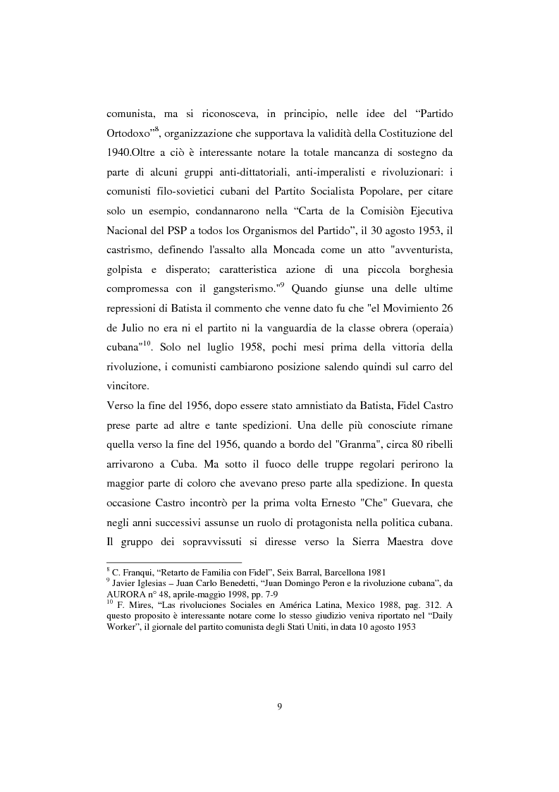 Anteprima della tesi: Cuba: quarant'anni di socialismo reale e prospettive per il futuro, Pagina 7