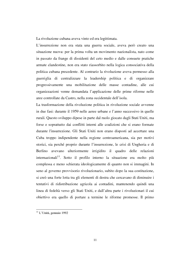 Anteprima della tesi: Cuba: quarant'anni di socialismo reale e prospettive per il futuro, Pagina 9