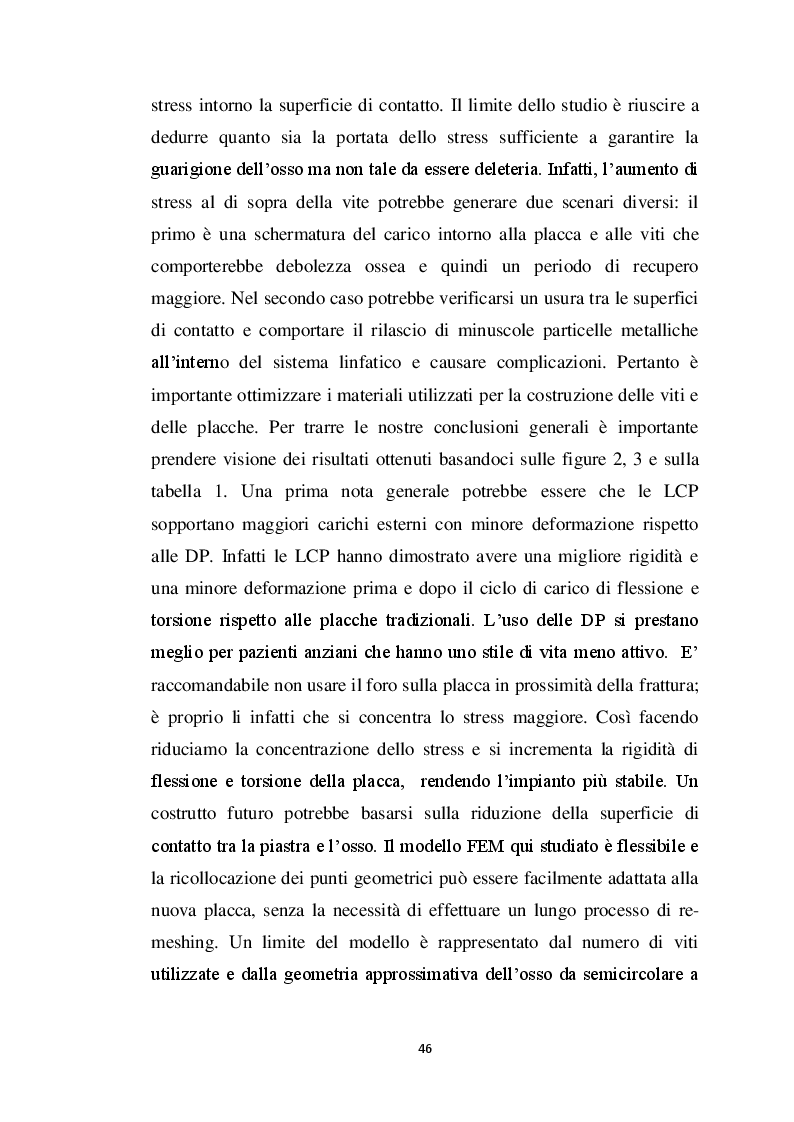 Estratto dalla tesi: Analisi dei modelli per l’analisi del contatto fra osso e protesi