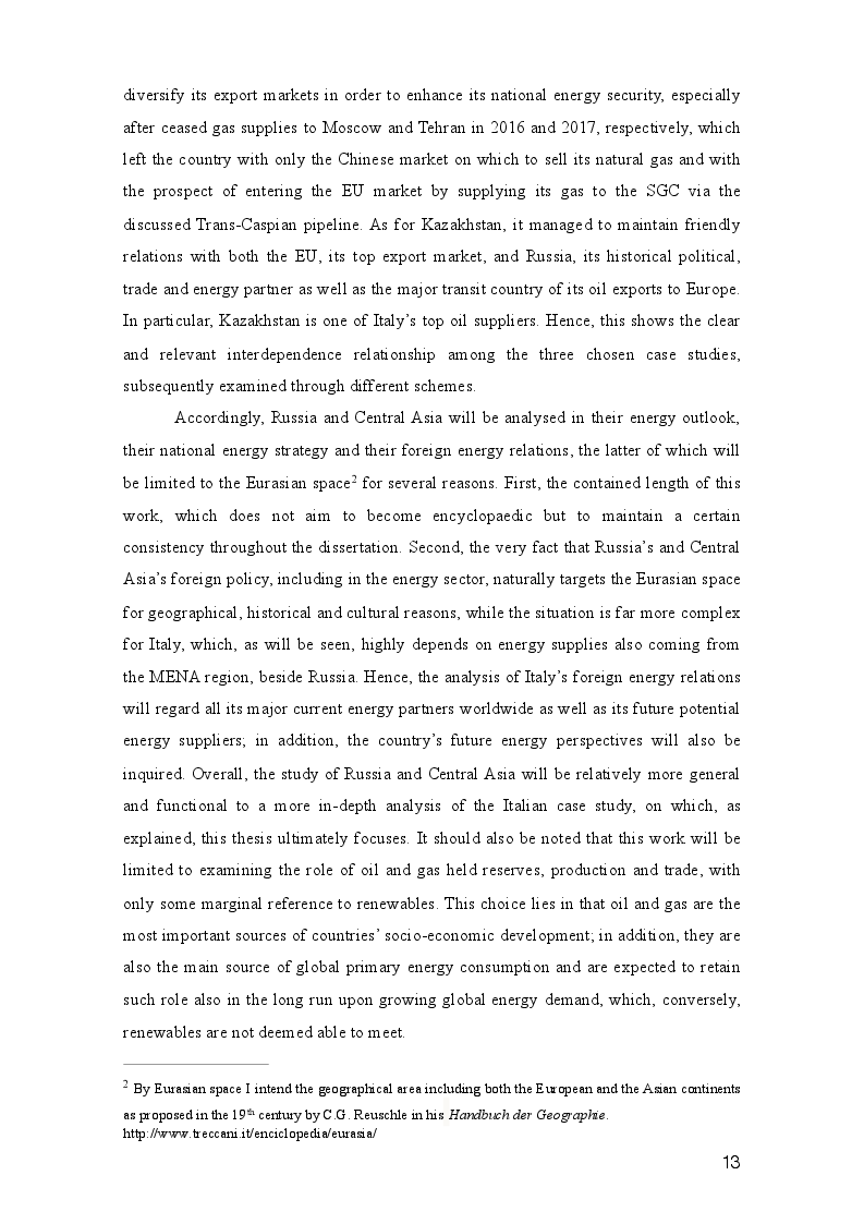 Anteprima della tesi: Three paths to energy security and Italy's future energy perspectives, Pagina 5