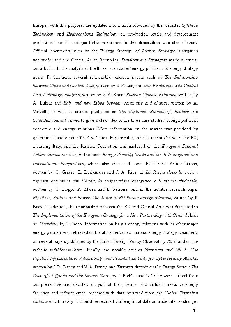 Anteprima della tesi: Three paths to energy security and Italy's future energy perspectives, Pagina 8