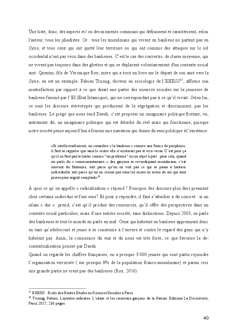 Anteprima della tesi: Le processus de radicalisation: prise de conscience, Pagina 5