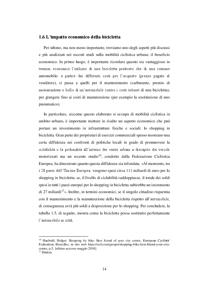 Estratto dalla tesi: Come promuovere la mobilità ciclistica urbana: analisi di strategie comunicative adottate da cinque città europee