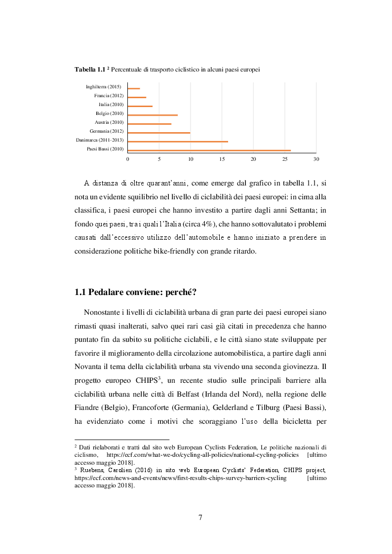 Anteprima della tesi: Come promuovere la mobilità ciclistica urbana: analisi di strategie comunicative adottate da cinque città europee, Pagina 5