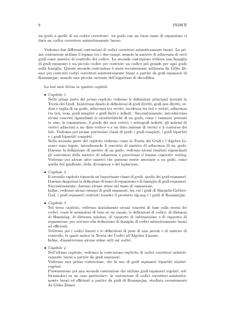 Anteprima della tesi: Codici Correttori da Grafi Espansori, Pagina 3