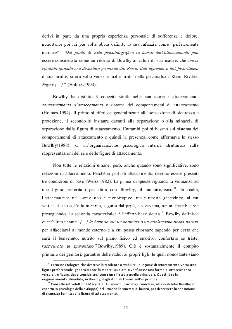 Estratto dalla tesi: Sentirsi a casa - un'indagine esplorativa nella Scuola dell'Infanzia ''Il melograno''