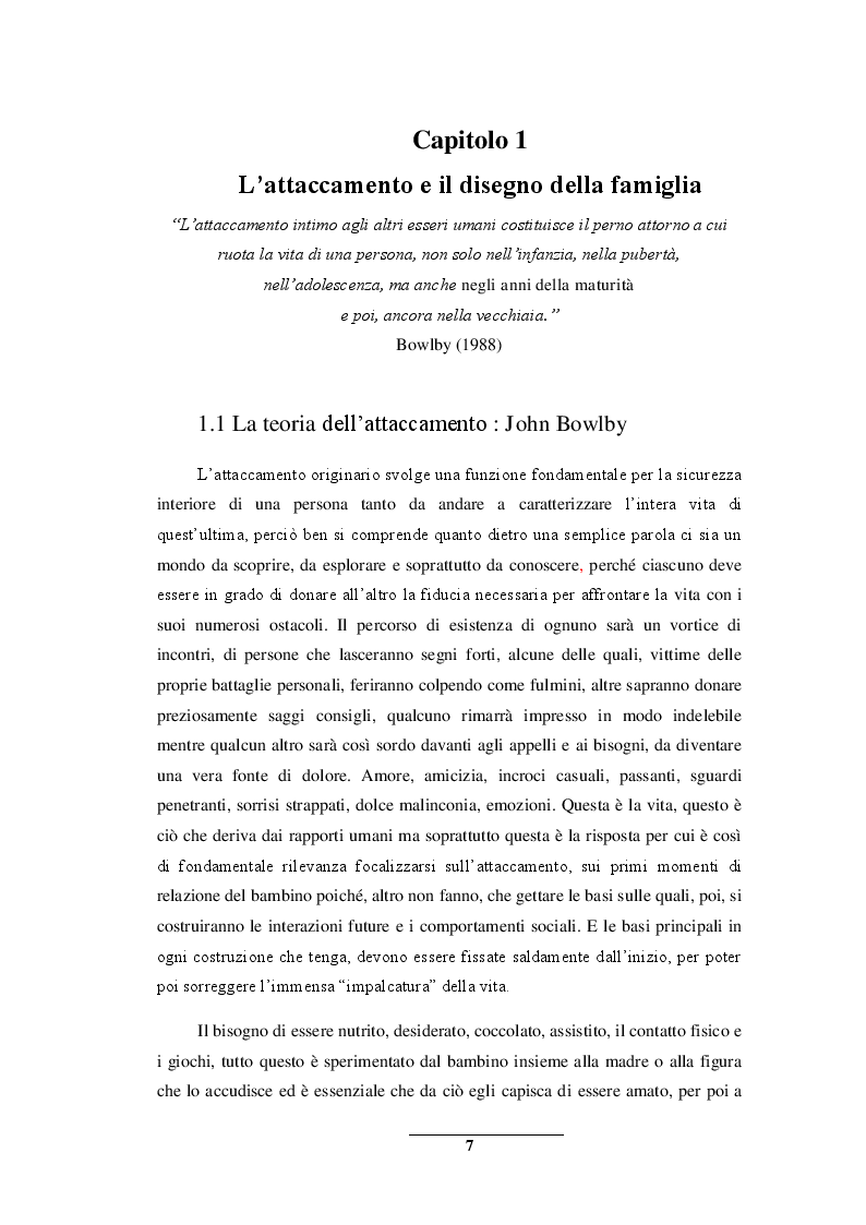 Anteprima della tesi: Sentirsi a casa - un'indagine esplorativa nella Scuola dell'Infanzia ''Il melograno'', Pagina 7