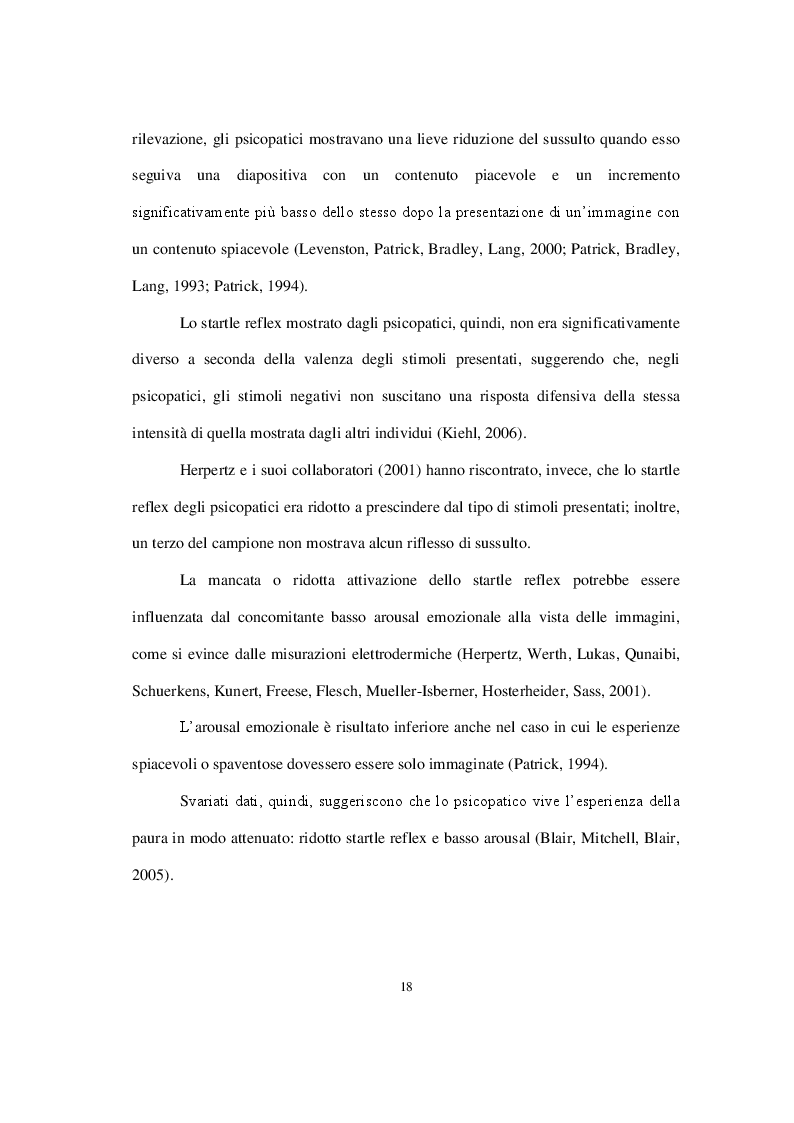 Estratto dalla tesi: La personalità psicopatica: caratteristiche cliniche, diagnosi, modelli esplicativi e trattamento
