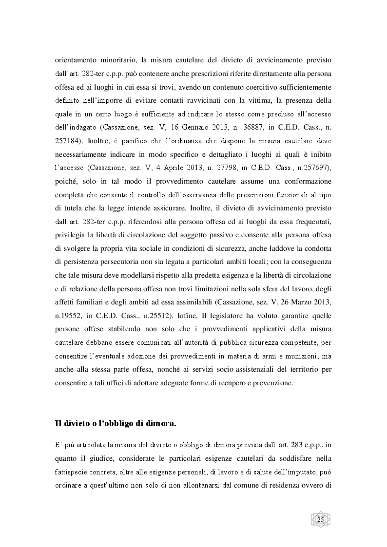 Anteprima della tesi: Le misure cautelari tra principi costituzionali ed esigenze di difesa sociale, Pagina 6