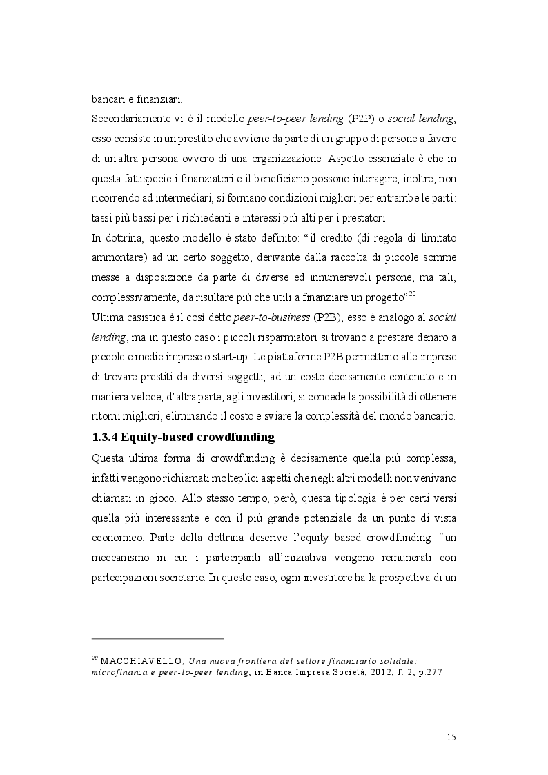 Estratto dalla tesi: L'operazione di Equity Crowdfunding